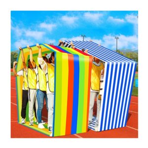 2pcs teamwork games run mat, indoor outdoor competition games for adults kids team building group learning activities (size : adult-20m/26ft)