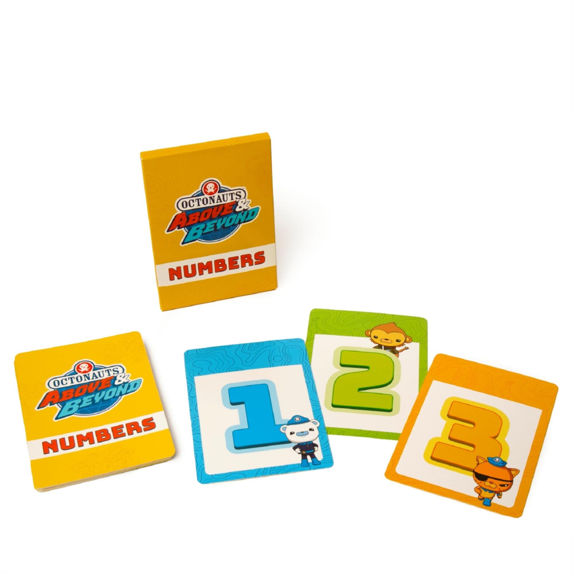 Mighty Mojo Octonauts Kids Classic Flash Cards Set – Learn Alphabet and Numbers - Fun Educational Game for Boys and Girls - Octonauts Party Game Toys - Family Game Night – Learning Edition