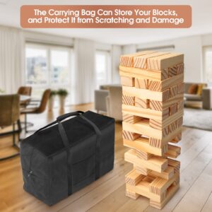 Ligebul Storage Bag for Giant Tumble Tower Games Block,Carry Case for Large Tumbling Timber Replacement Bag Only- Storage 54 Pieces