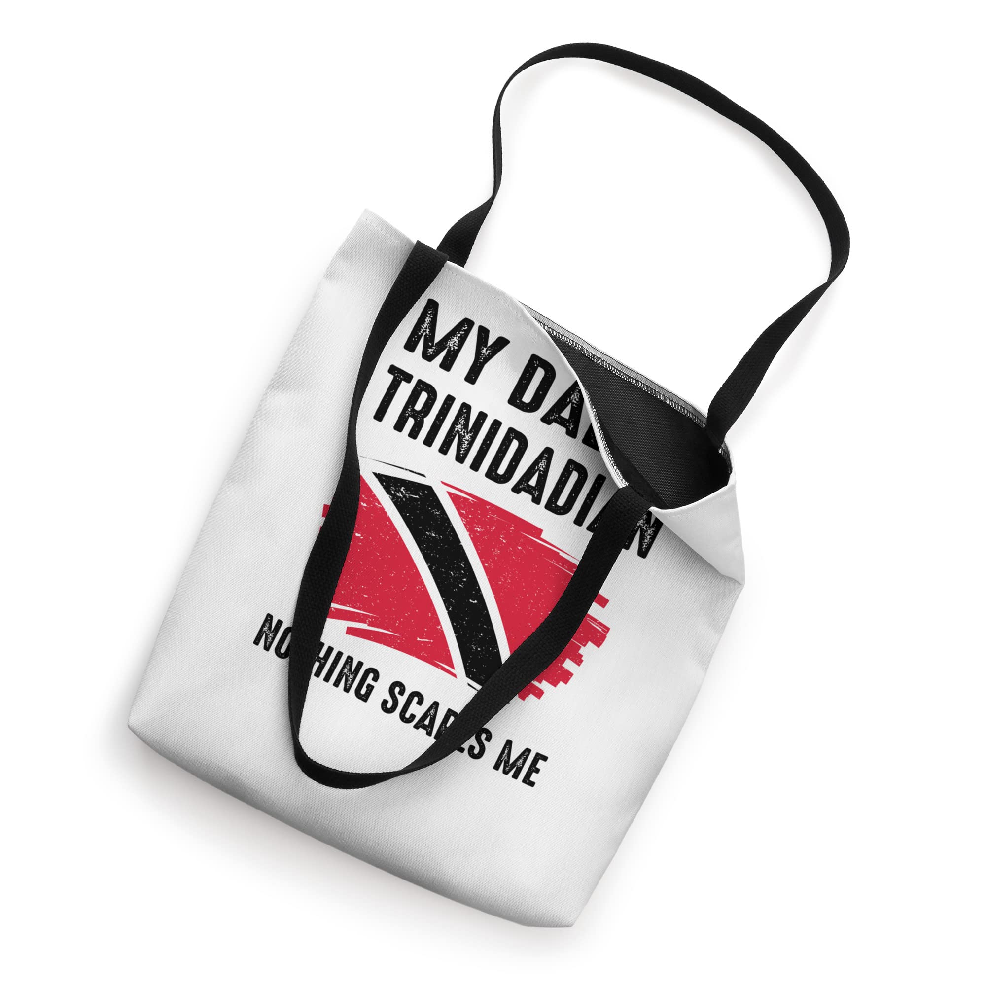 My Dad Is Trinidadian Trinidad Pride Flag Heritage Roots Tote Bag