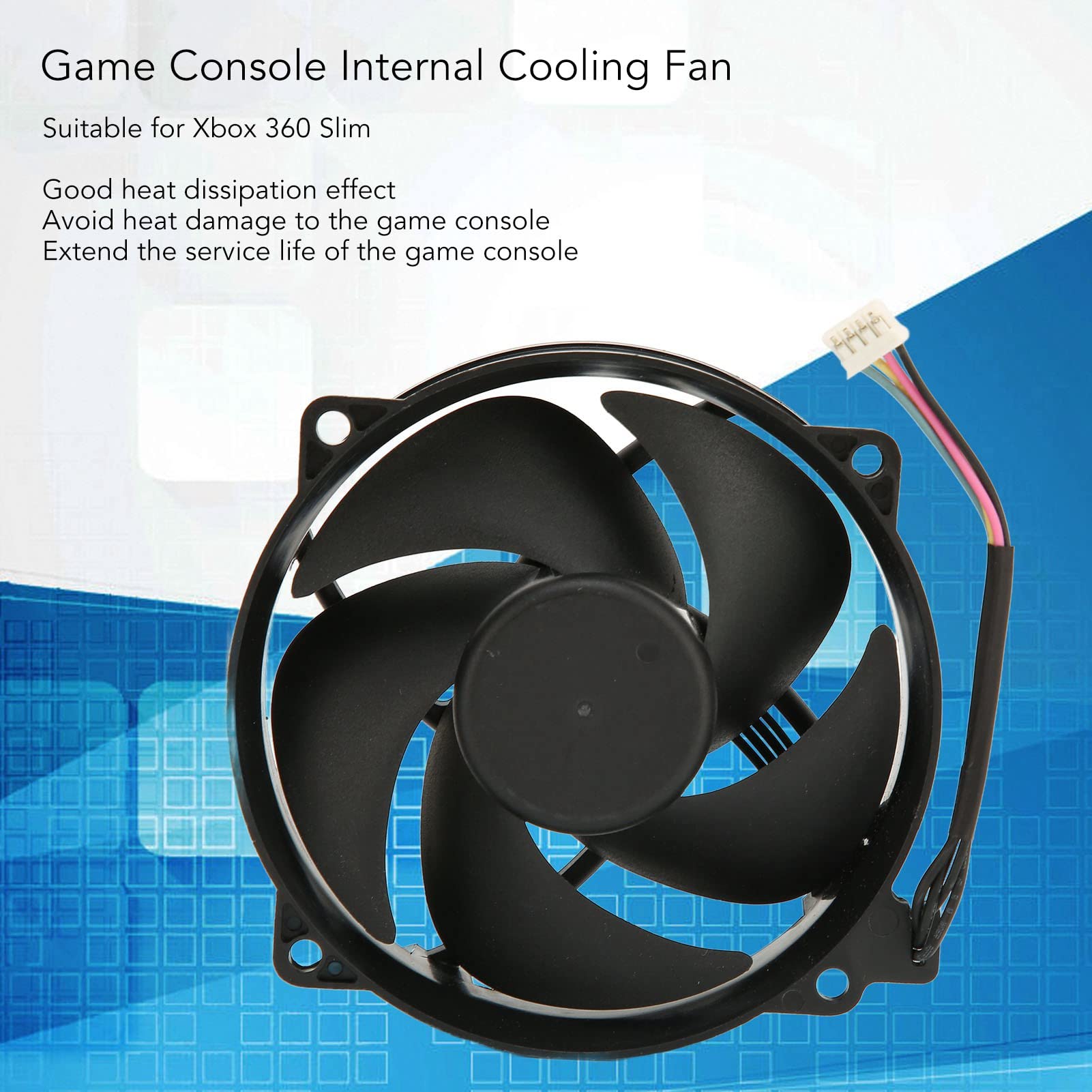 Replacement Internal Cooling Fan for 360 Slim, Cooling Fan Game Console Internal Heatsink Cooler