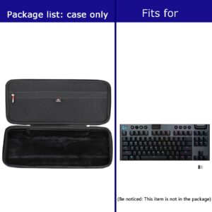 FBLFOBELI EVA Hard Carry Case for Logitech G915 TKL 80% Compact 87 Key Tenkeyless Lightspeed Wireless RGB Mechanical Gaming Keyboard (Case Only)