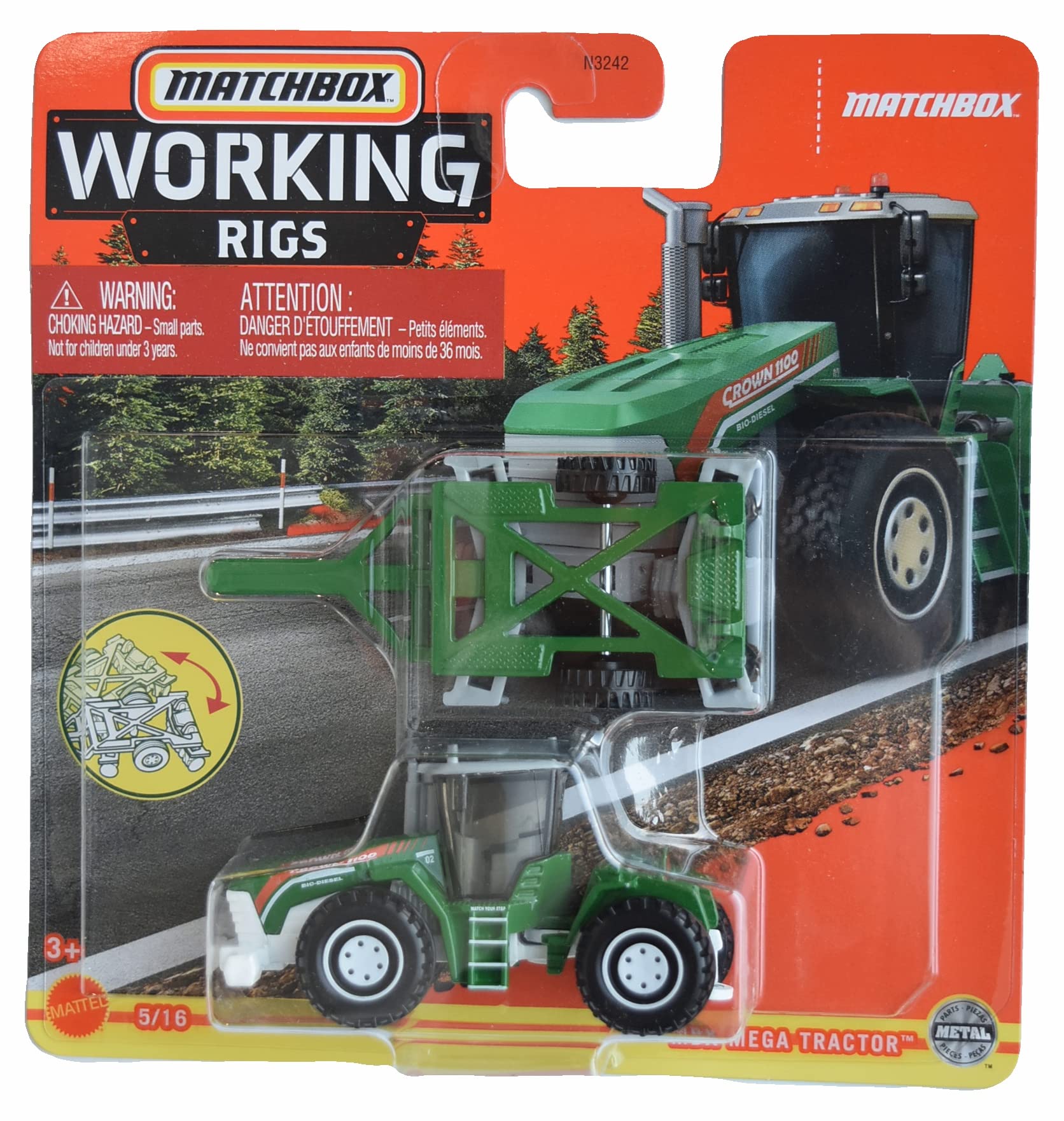 Matchbox MBX Mega Tractor, Working Rigs 5/16