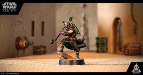 Atomic Mass Games Star Wars: Legion Boba Fett (Daimyo) Operative Expansion - Tabletop Miniatures Game, Strategy Game for Kids and Adults, Ages 14+, 2 Players, 3 Hour Playtime, Made