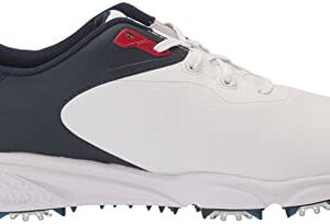 Callaway Footware Men's Golf Coronado v3 Sneaker, White/Blue/Red, 10.5