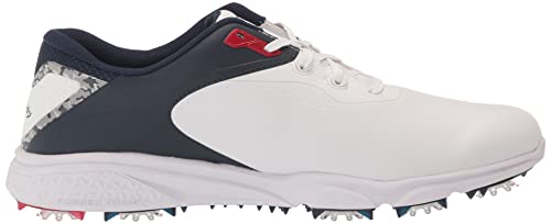 Callaway Footware Men's Golf Coronado v3 Sneaker, White/Blue/Red, 10.5