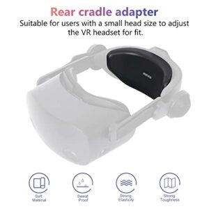 VR Head Rear Pad Replacement for HP Reverb G2 and Valve Index VR Headset Memory Foam Back Sponge Adjustable Portable Cradle Fit Small Head（Compatible with More Similar VR Headset）