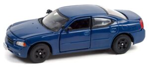 greenlight 86604 castle - detective kate beckett's 2006 dodge charger - midnight blue pearlcoat 1:43 scale diecast