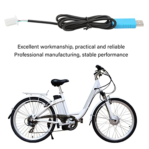 Kadimendium Electric Motorcycle USB Cable, Easy Operation Reliable High Accuracy Sensitive VOTOL Controller USB Cable for Motorbike