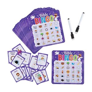 fun express bible dry erase bingo game