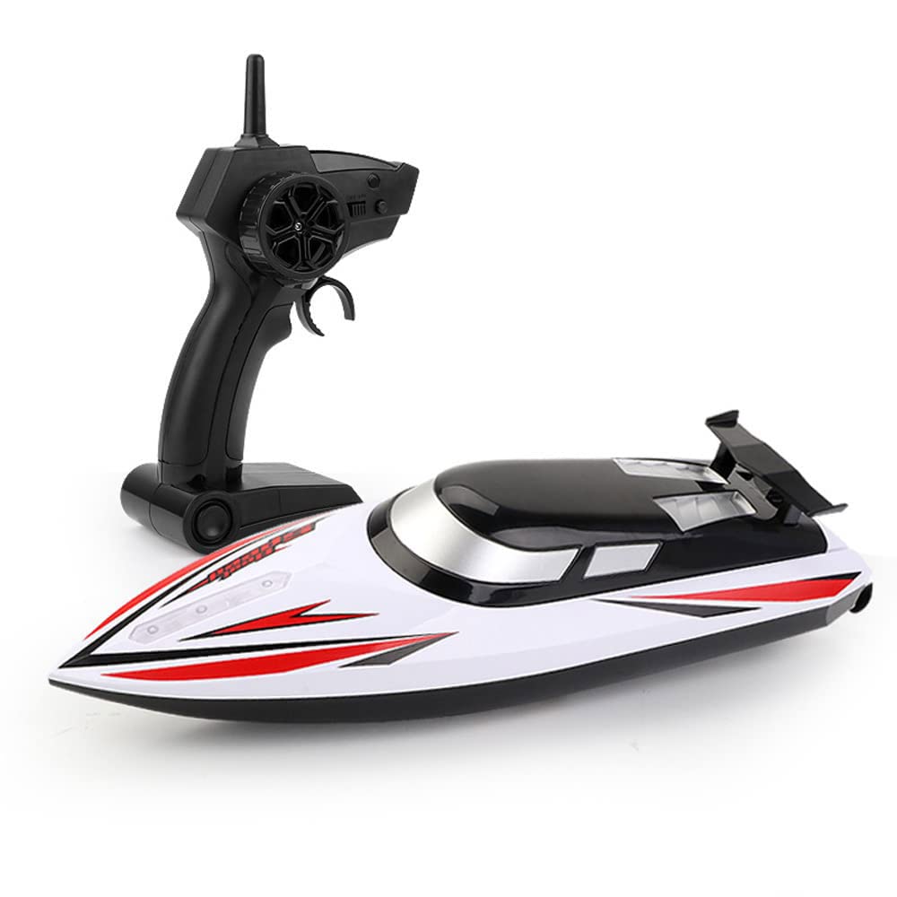 QIYHBVR RC Boats Remote Control Boat for Pools and Lakes 2.4 GHZ 20km/h RC Boats for Adults and Kids Fast RC Racing Boats for Kids and Adults Toys Gifts for Boys Girls