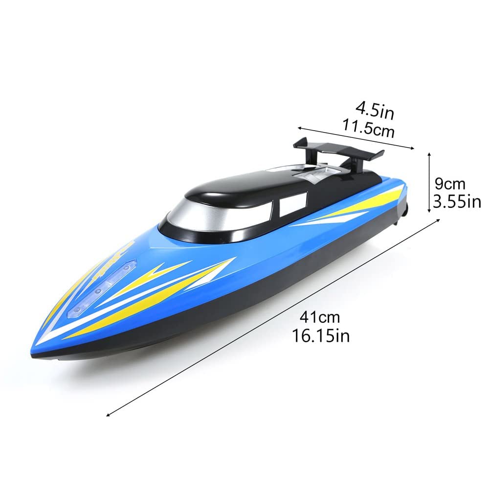 QIYHBVR RC Boats Remote Control Boat for Pools and Lakes 2.4 GHZ 20km/h RC Boats for Adults and Kids Fast RC Racing Boats for Kids and Adults Toys Gifts for Boys Girls