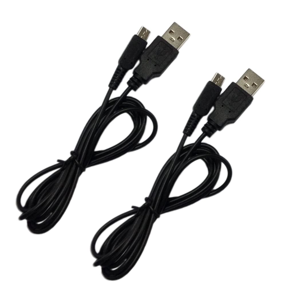 Zigmoon hair 2-Pack New 3DS New 2DS DSi Charging Cable Power USB Charger Cord Compatible with Nintendo New 3DS/3DS,New 3DS XL/3DS XL,New 2DS/2DS XL/2DS/DSi/DSi XL,New 2DS XL Ndsi (Red)