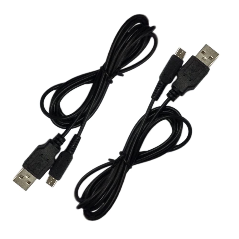 Zigmoon hair 2-Pack New 3DS New 2DS DSi Charging Cable Power USB Charger Cord Compatible with Nintendo New 3DS/3DS,New 3DS XL/3DS XL,New 2DS/2DS XL/2DS/DSi/DSi XL,New 2DS XL Ndsi (Red)