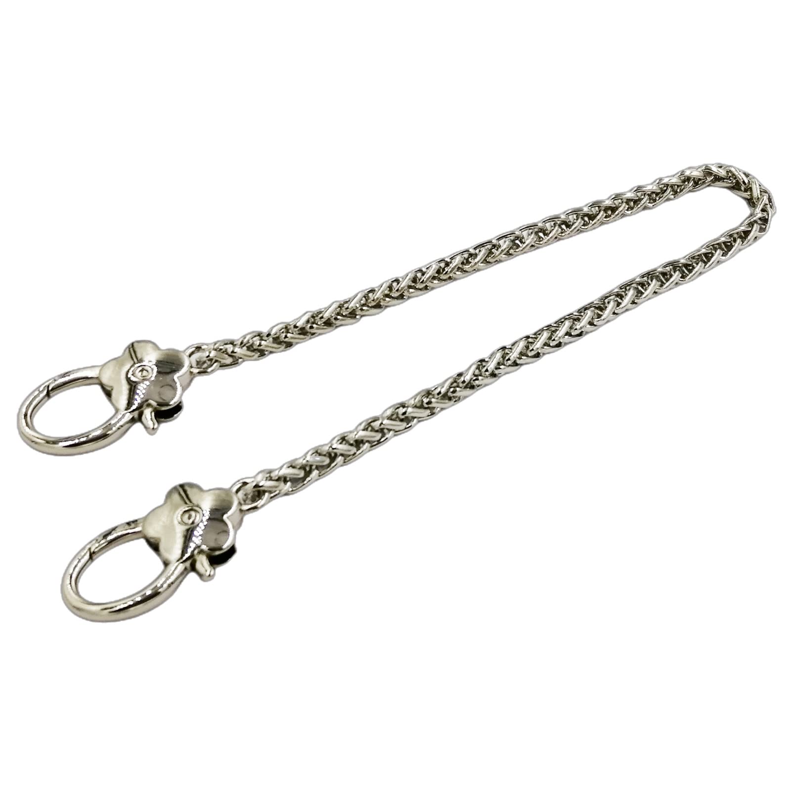 Replacement Metal Lantern Chain For Handbag Or Shoulder Strap Bag Purse Silver 23.62inch