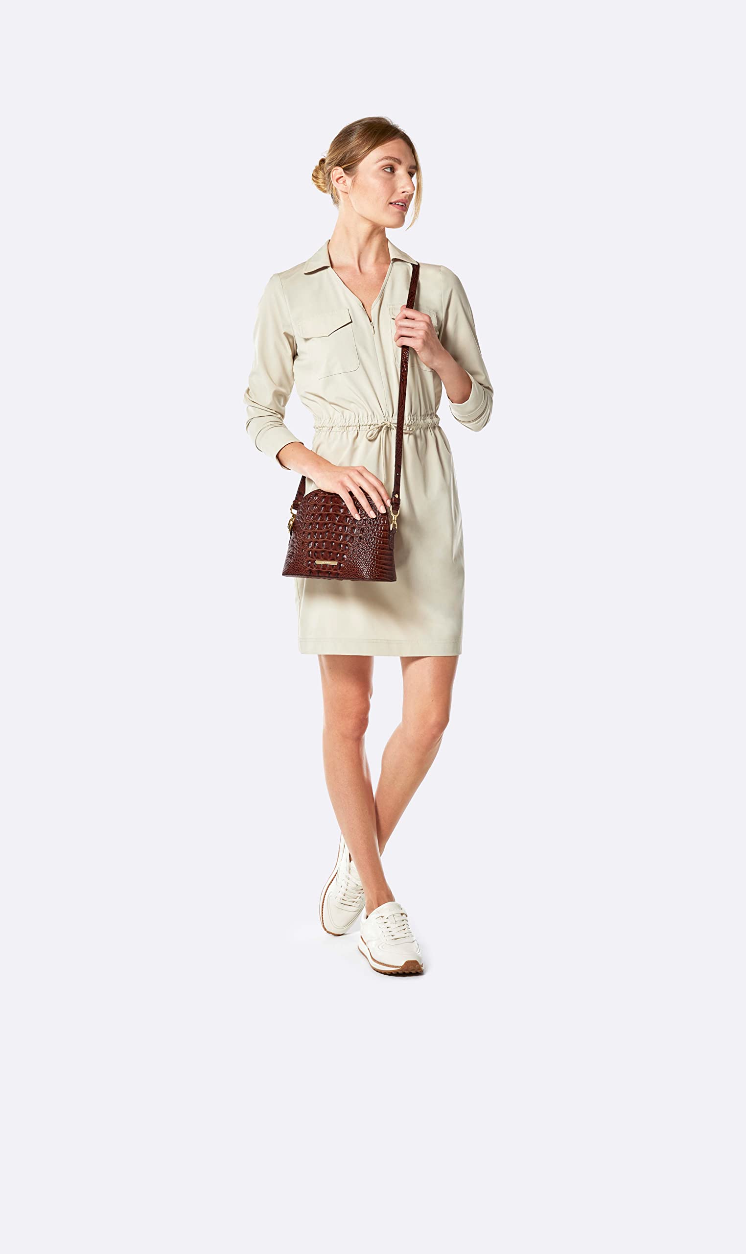 BRAHMIN Pecan Melbourne Small Georgina