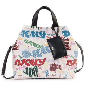 DKNY Tess Large Shopper, White Multi