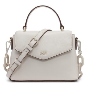 dkny frankie top handle crossbody, pebble