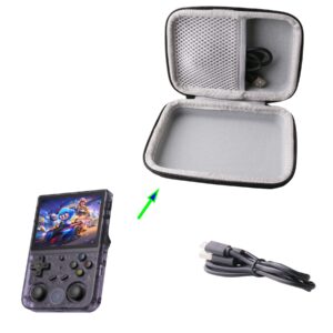 WERJIA Hard Carrying Case Compatible with RG353V/RG353VS Handheld Game Console