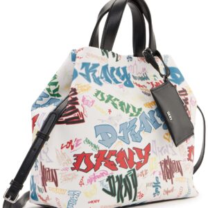 DKNY Tess Large Shopper, White Multi