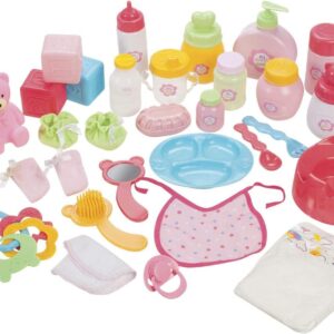 Toysmith My Sweet Baby Magic Baby Bottles, Baby Care Set, and Deluxe Baby Ensemble; Complete Baby Doll Care Set