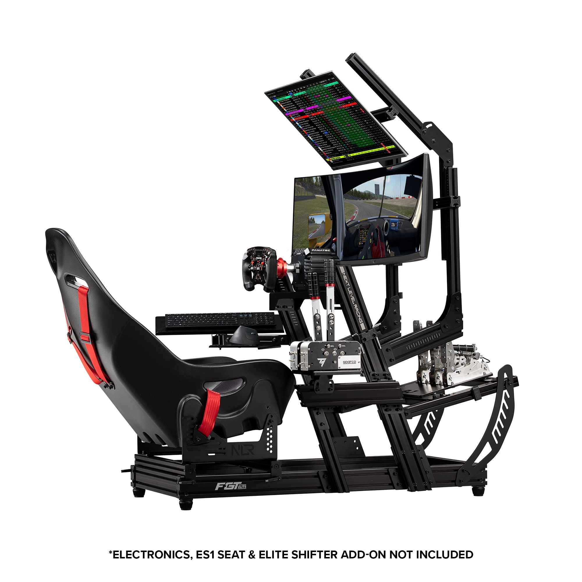 Next Level Racing F-GTElite Lite Racing Simulator Cockpit- Wheel Plate Edition (NLR-E032)