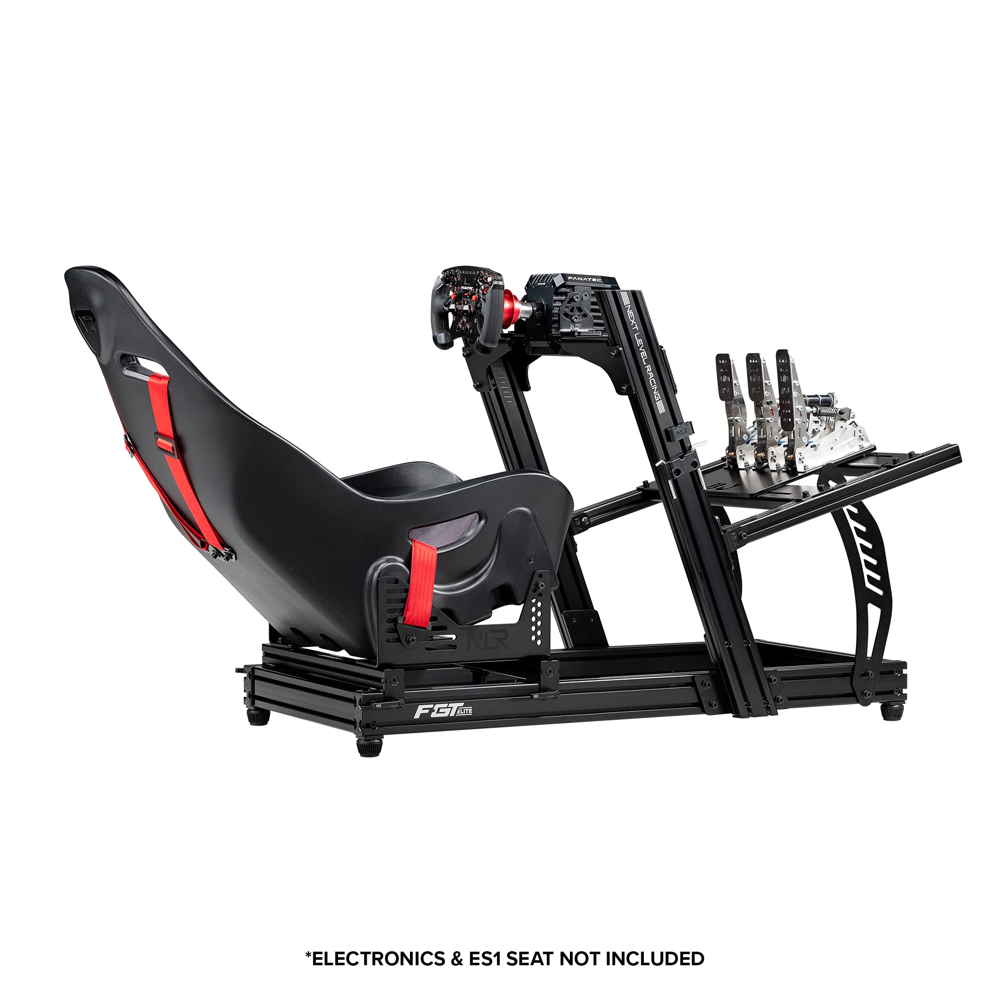 Next Level Racing F-GTElite Lite Racing Simulator Cockpit- Front & Side Mount Edition (NLR-E033)