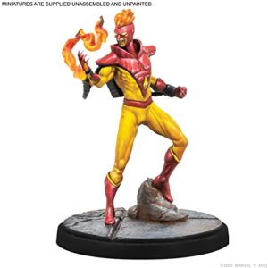 Atomic Mass Games Marvel: Crisis Protocol The Blob and Pyro Character Pack - New Mutant Additions! Tabletop Superhero Game, Ages 14+, 2 Players, 90 Minute Playtime, Made