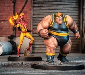 Atomic Mass Games Marvel: Crisis Protocol The Blob and Pyro Character Pack - New Mutant Additions! Tabletop Superhero Game, Ages 14+, 2 Players, 90 Minute Playtime, Made