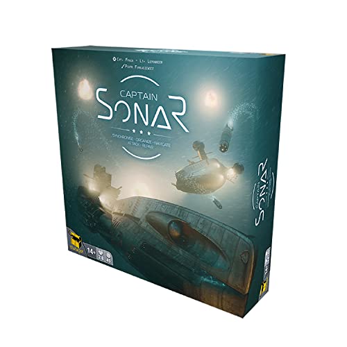 Matagot Captain Sonar Board Game (Base Game) | Submarine Strategy Game | Cooperative Team-Based Game for Adults and Teens | Ages 14+ | 2-8 Players | Average Playtime 45-60 Minutes | Made by Matagot