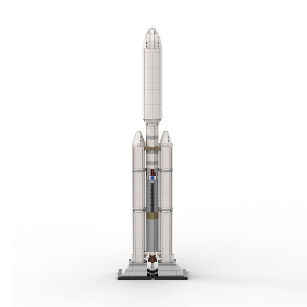 VONADO Titan Rocket Building Block Set, 1:110 Model IV-B Space Rocket Toy, Outer Space Rocket for Kids Adults, New 2022 (939 Pcs)