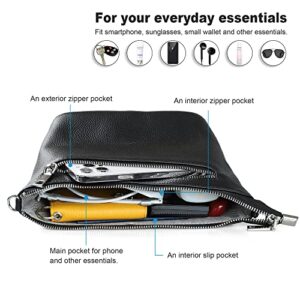 befen Black Small Cell Phone Crossbody Purses + Medium Envelope Crossbody Bags for Women