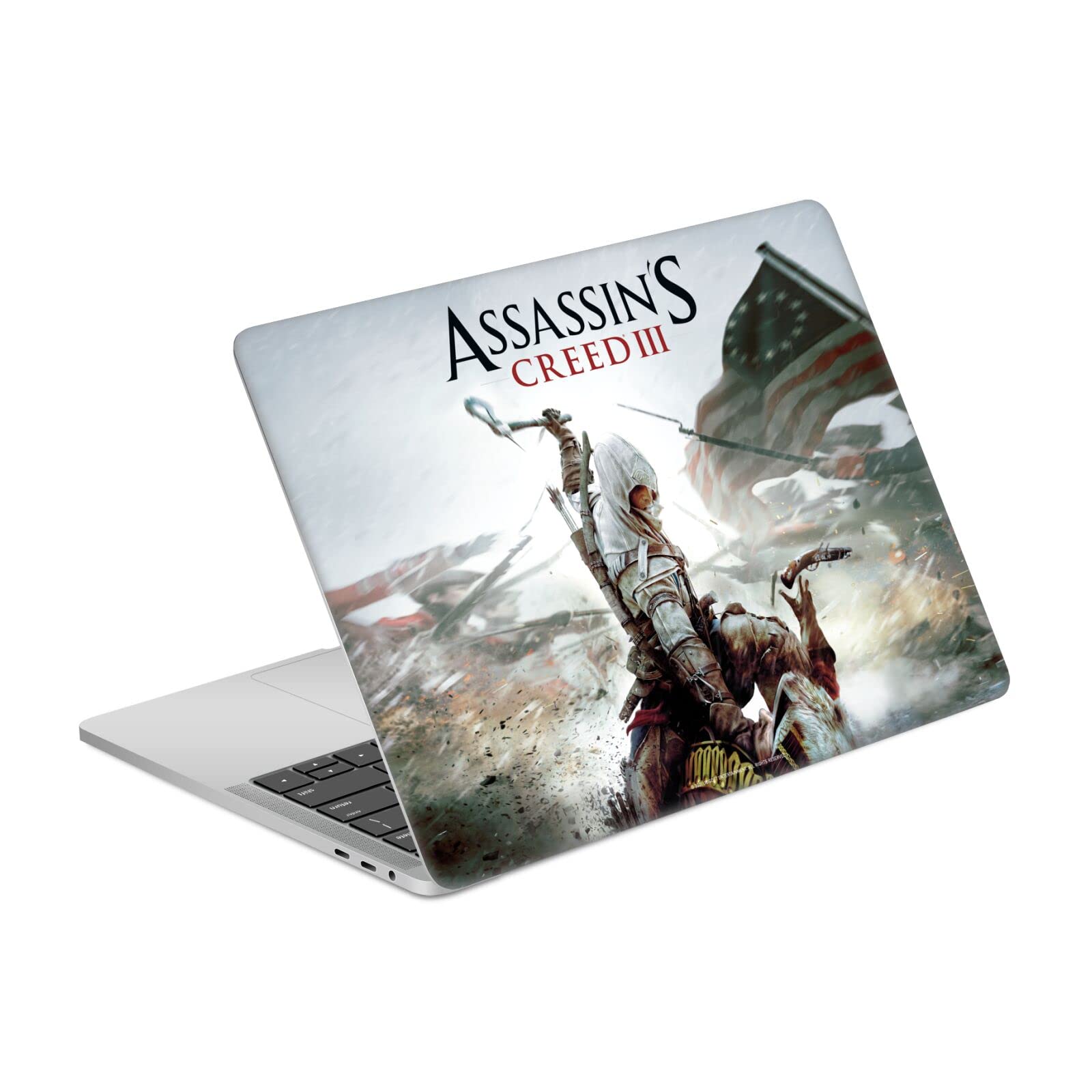 Head Case Designs Officially Licensed Assassin's Creed Game Cover III Graphics Vinyl Sticker Skin Decal Cover Compatible with MacBook Pro 13" A1989 / A2159