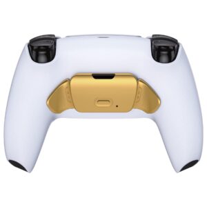 Gold Real Metal Buttons (RMB) Version K1 K2 Buttons Housing & Remap PCB Board for PS5 Controller eXtremeRate Rise Remap Kit – NOT Included The Controller & Flex Cables and Other Rise Accessories