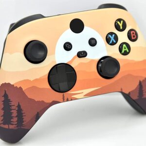 Wireless Custom Controller Compatible with PC, Windows 10+, Series X/S & One (Series X/S Mountain Sunset)