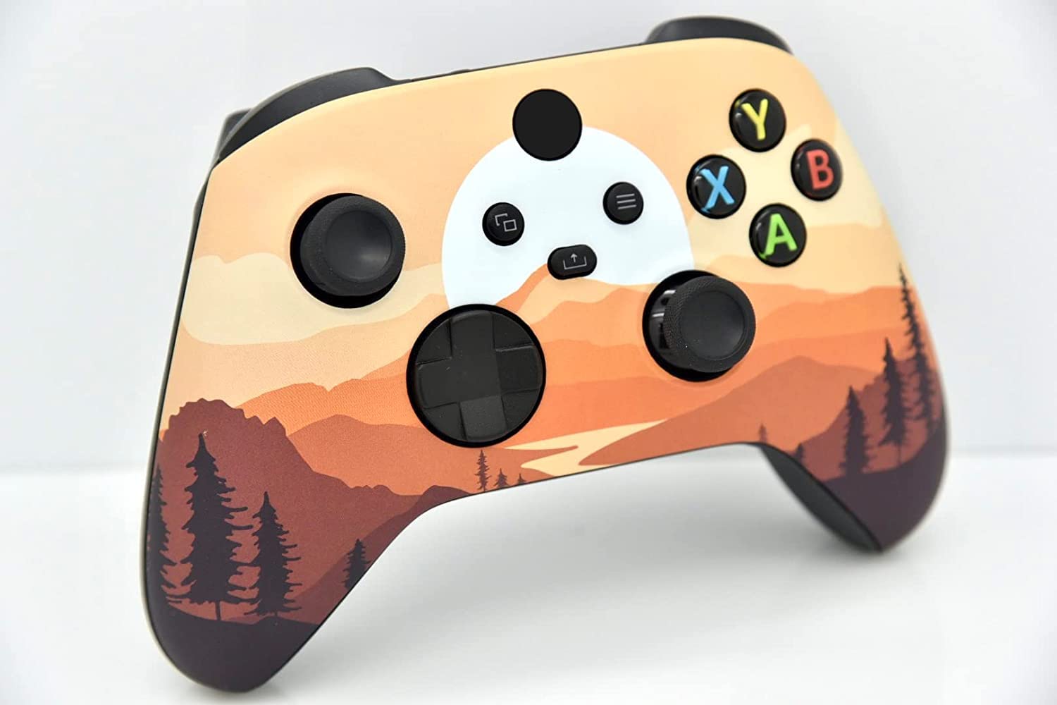 Wireless Custom Controller Compatible with PC, Windows 10+, Series X/S & One (Series X/S Mountain Sunset)