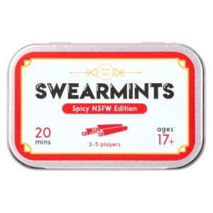 cheer up games swearmints spicy nsfw edition | the portable adult party game that fits in your pocket | unique gift idea