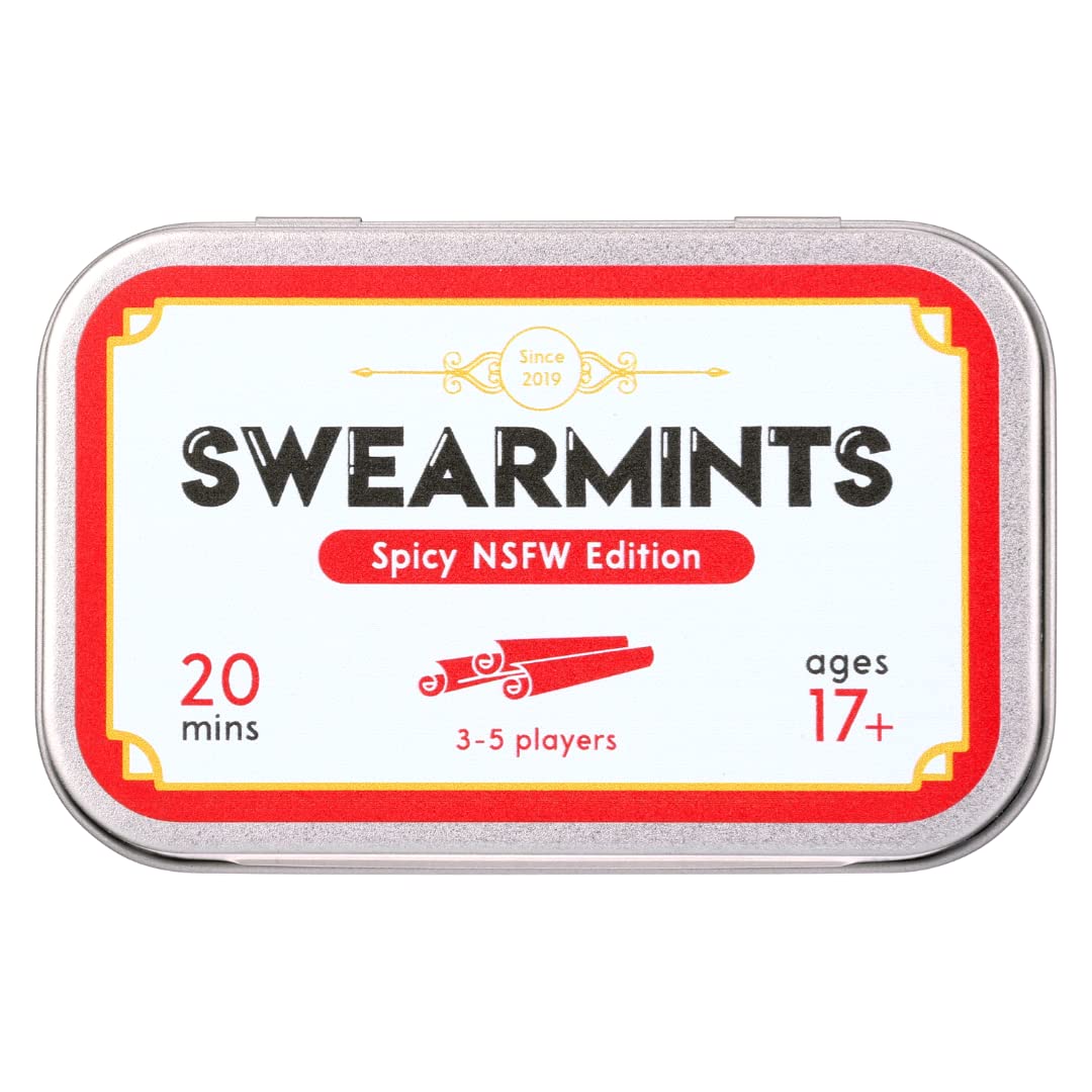 Cheer Up Games Swearmints Spicy NSFW Edition | The Portable Adult Party Game That Fits in Your Pocket | Unique Gift Idea