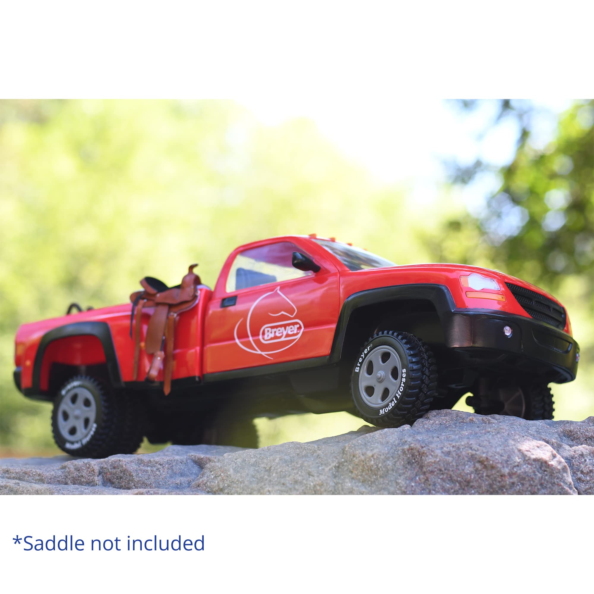 Breyer Traditional Series Dually Truck Toy | 1:9 Scale | Model# 2618, Red