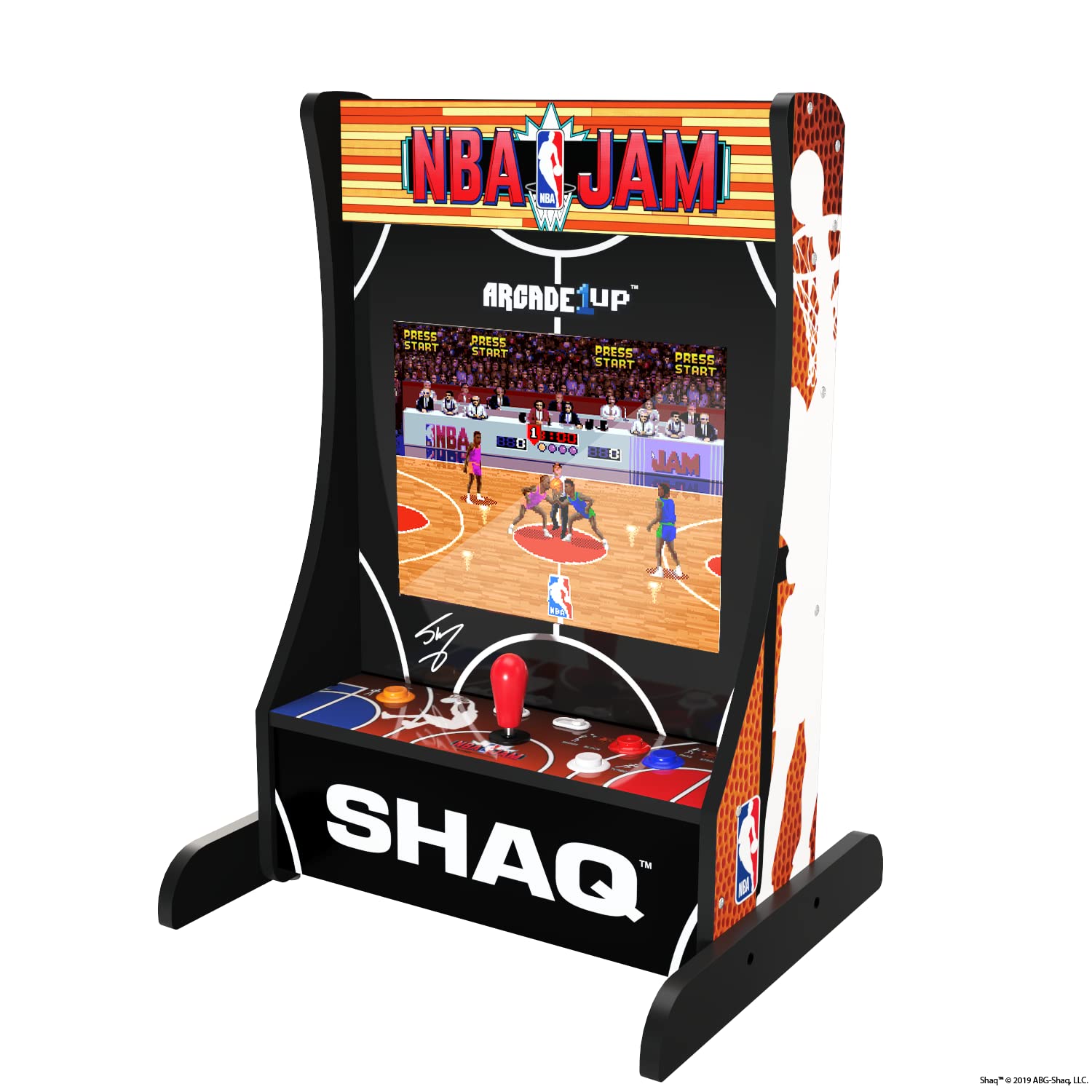 ARCADE1UP NBA JAM Shaq Edition Partycade 3 Games in 1