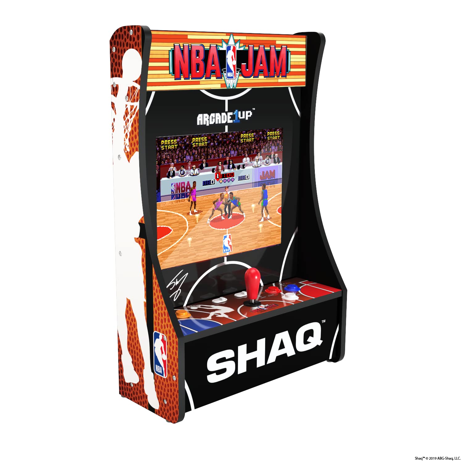 ARCADE1UP NBA JAM Shaq Edition Partycade 3 Games in 1