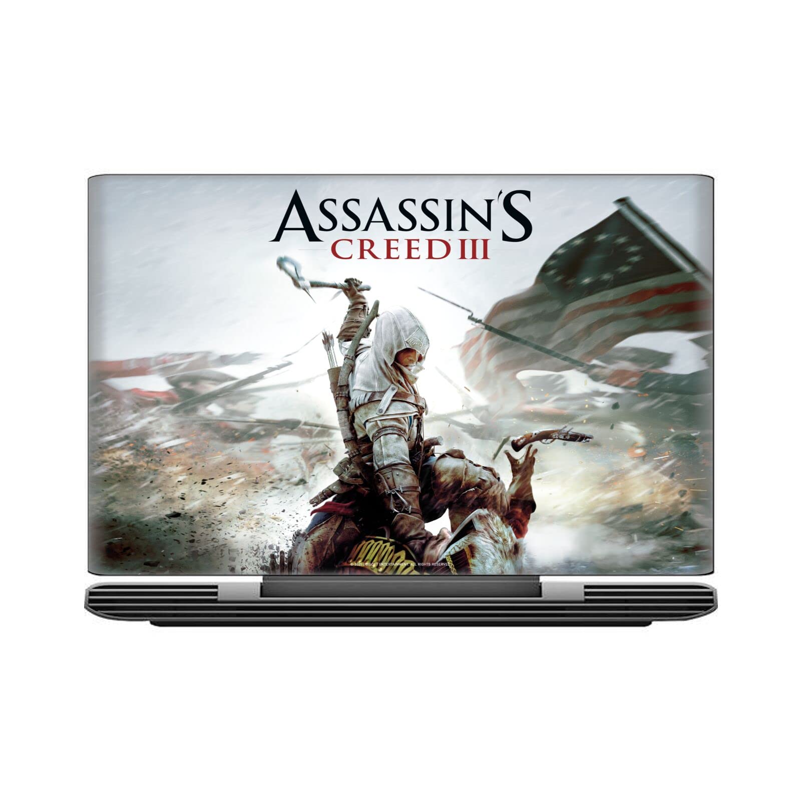 Head Case Designs Officially Licensed Assassin's Creed Game Cover III Graphics Vinyl Sticker Skin Decal Cover Compatible with Mi Notebook 14 (2020)