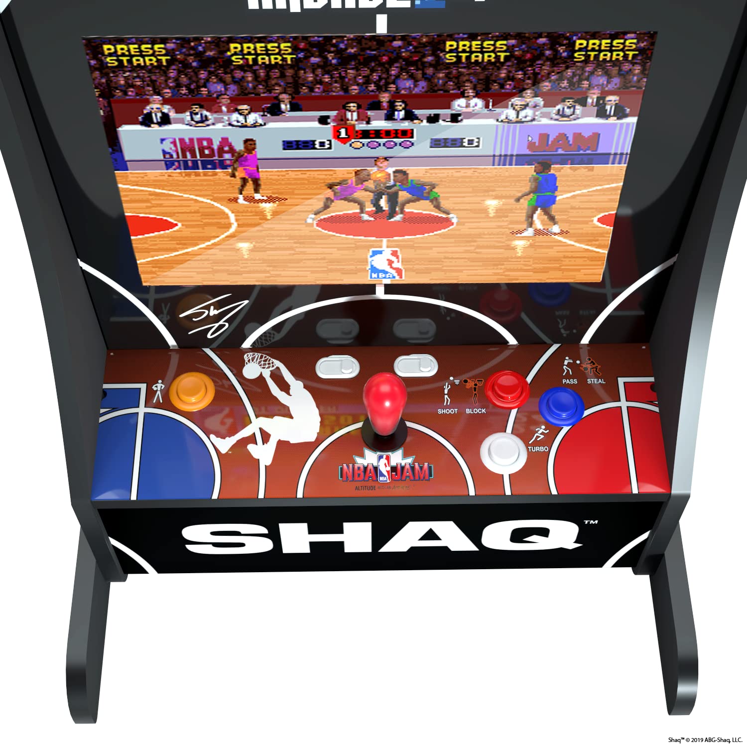 ARCADE1UP NBA JAM Shaq Edition Partycade 3 Games in 1