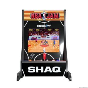 arcade1up nba jam shaq edition partycade 3 games in 1