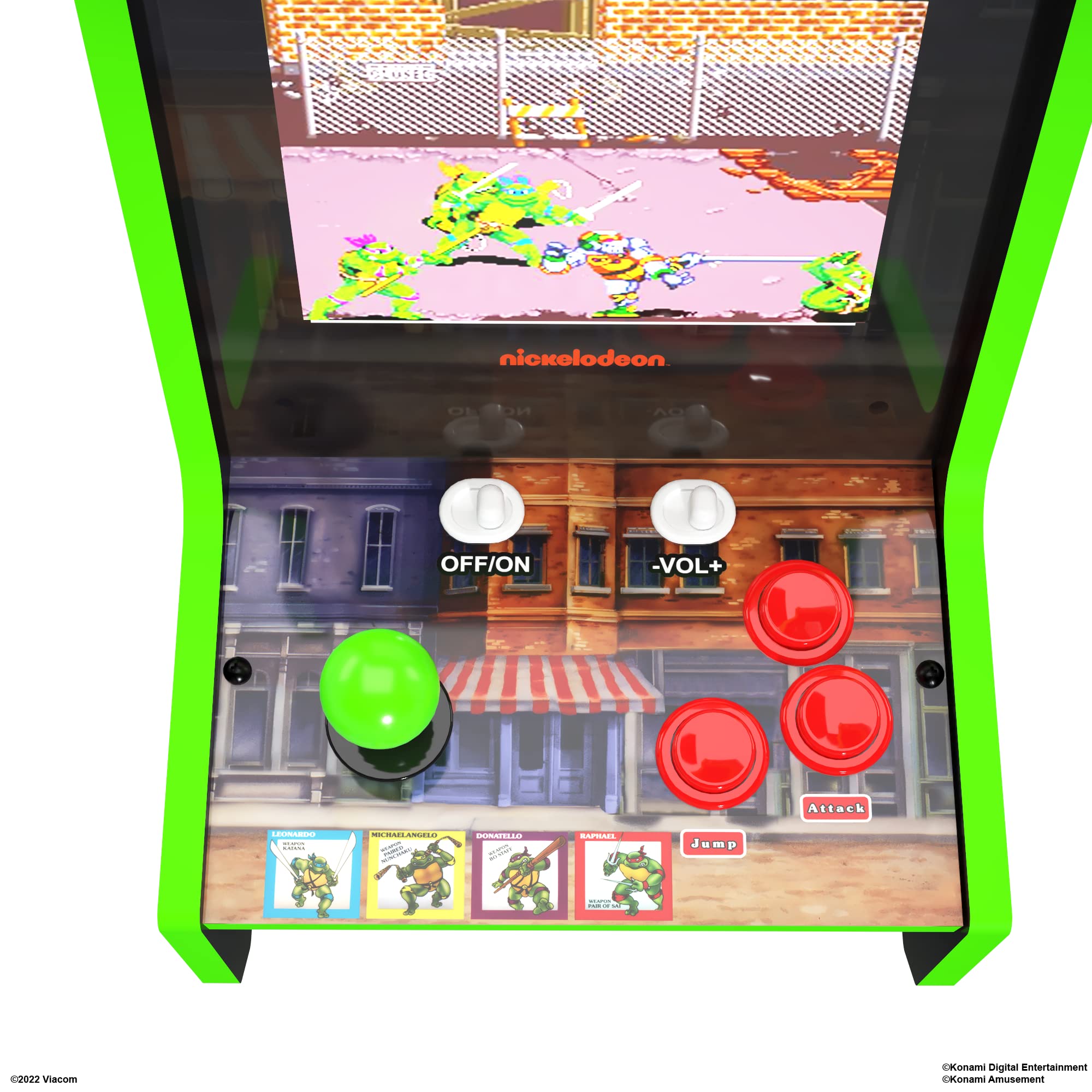 Arcade1UP Teenage Mutant Ninja Turtles Countercade 2 Games in 1