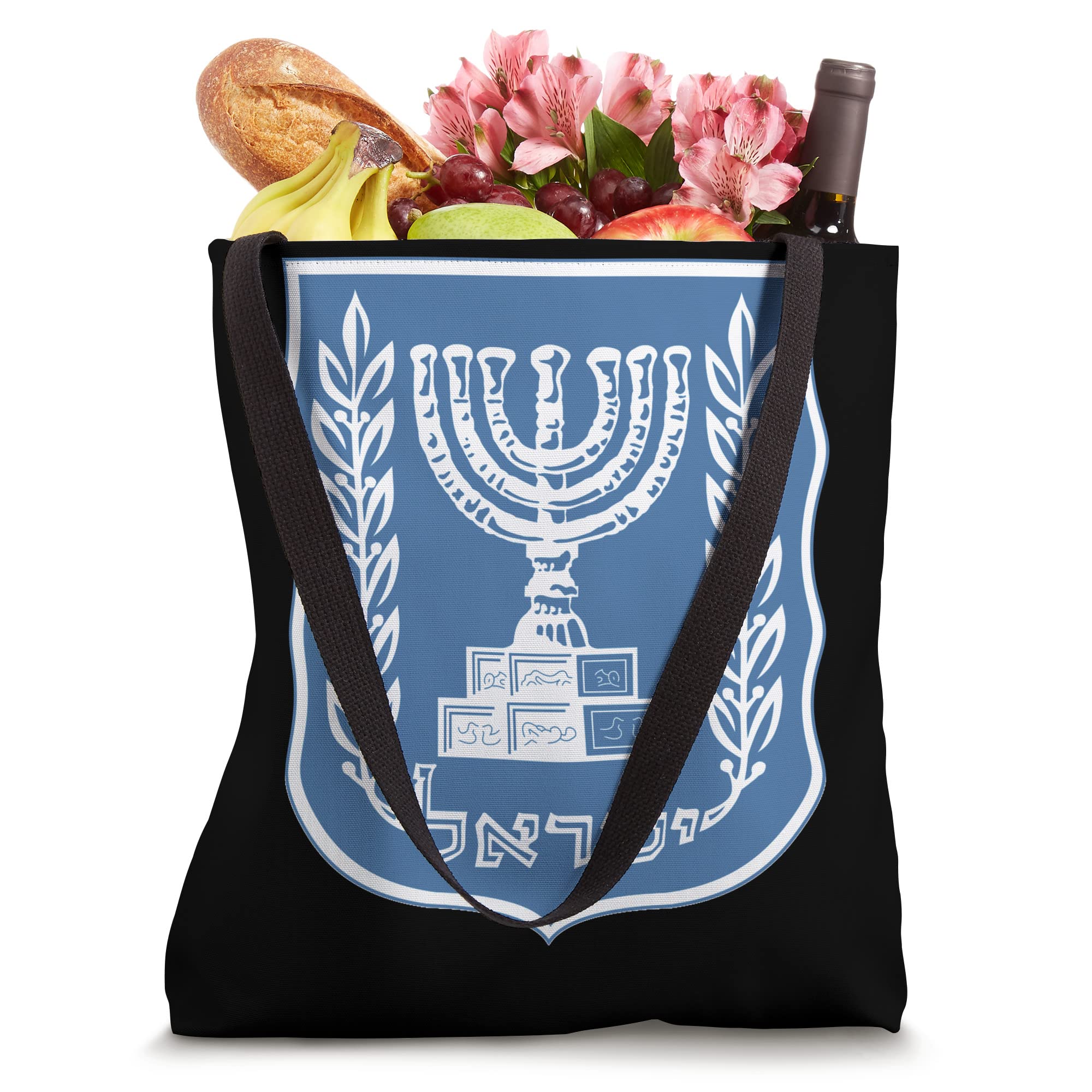 National Emblem Seal Symbol Coat of Arms of Israel Tote Bag