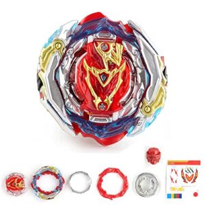 Spinning Top Toys - Bey Burst Starter BU B-201 Zest Achilles Illegal Quattro'-4 Booster Battling Toys Gaming Tops Gyro Brust Toy (B-201)