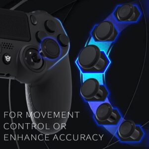 HEXGAMING NEW EDGE Wireless Controller Compatible with ps4-4 Back Buttons, Hair Triggers, Interchangeable Thumbsticks - Chaos Illusion