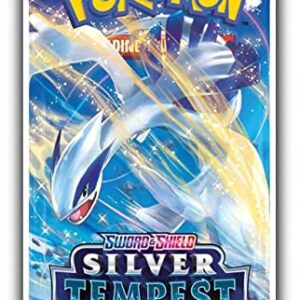 8 Packs Pokemon TCG: Sword & Shield Silver Tempest Booster Pack - 10 Cards