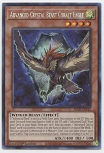 advanced crystal beast cobalt eagle - blcr-en015 - secret rare - 1st edition